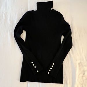 WHBM Black Turtle neck Size medium